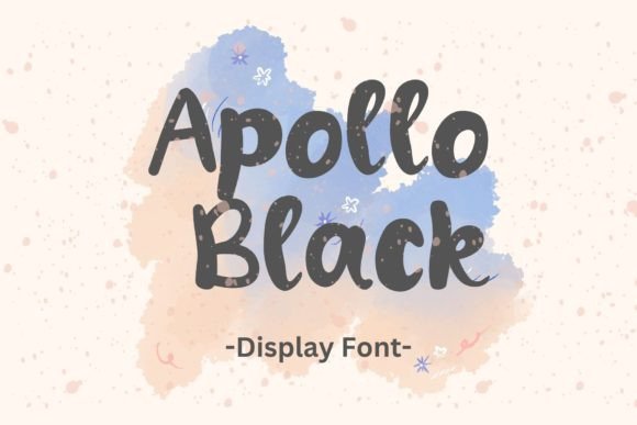 Apollo Black: A Bold Display Font for Modern Branding
