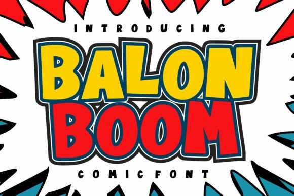 Balon Boom Font for Creative Makers