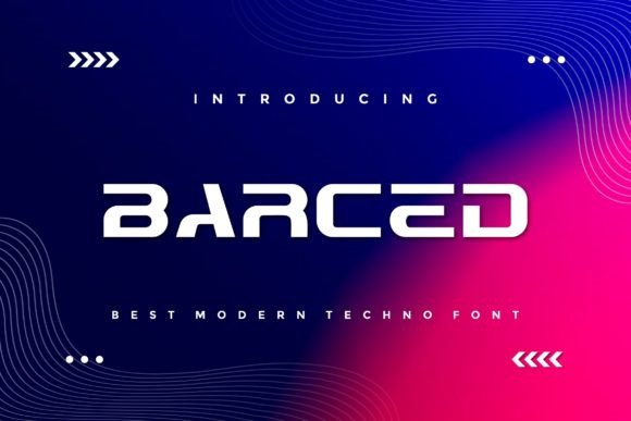 Barced Font for Bold Design