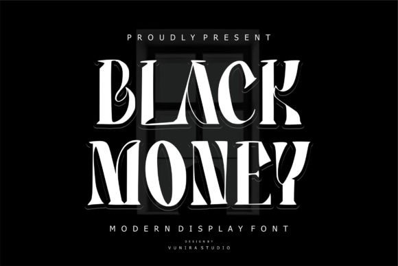 Black Money: The Modern Display Font for Bold Campaigns