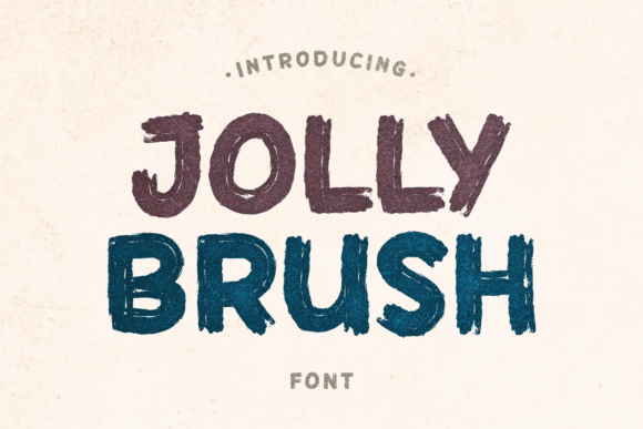 Bringing Jolly Brush Font to Life in Handmade Shops
