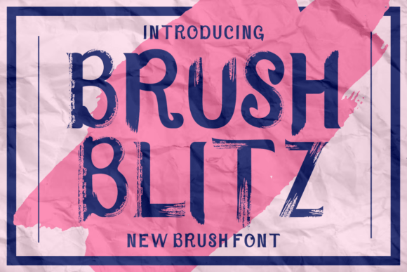 Brush Blitz Font for Creative Brands