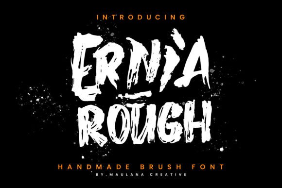 Ernia: A Handmade Brush Font for Bold Campaigns