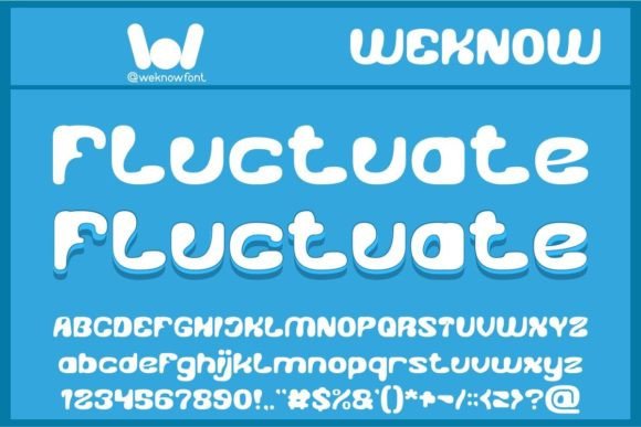 Fluctuate: The Whimsical Display Font for Bold Campaigns