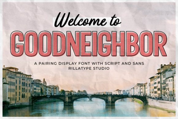 Goodneighbor Font for Creative Projects