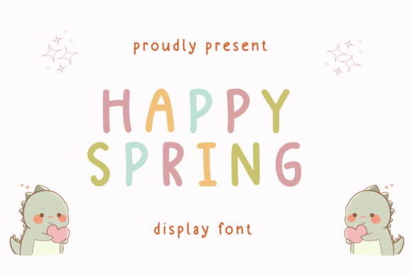 Happy Spring Font for Creative Brands