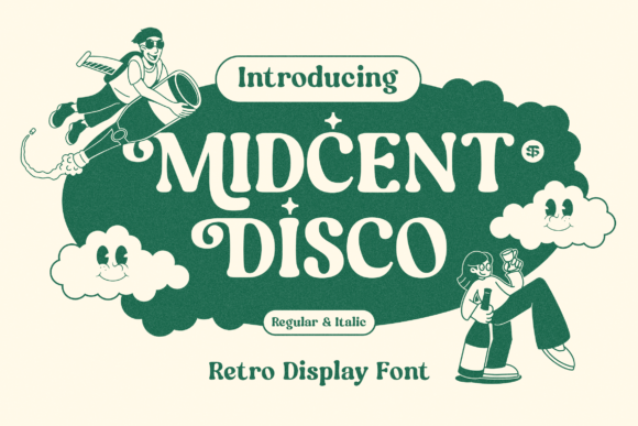 Midcent Disco: A Bold Font for Creative Projects