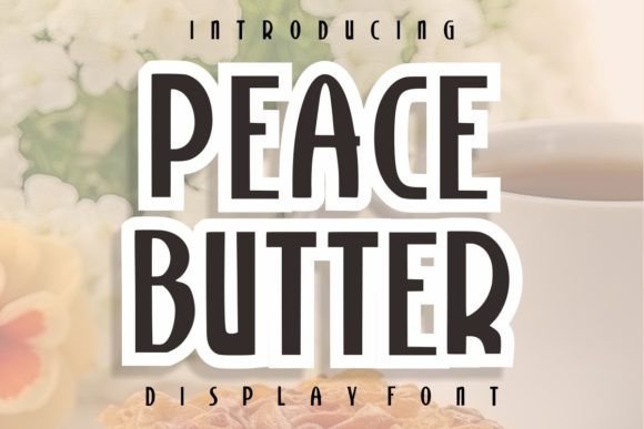 Peace Butter: A Vintage Thin Typeface for Makers