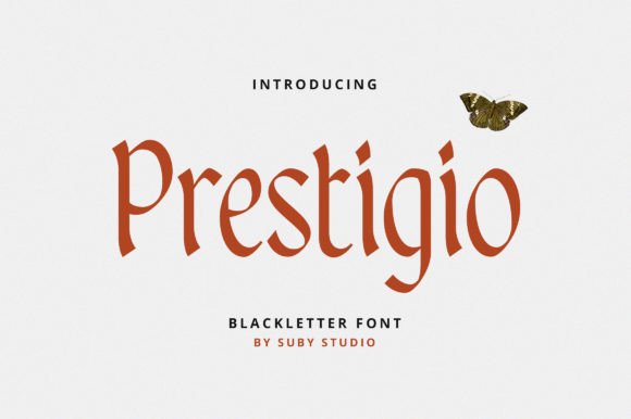 Prestigio Font for Web Design