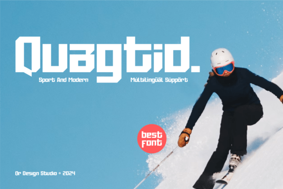 Quagtid Font for Bold Editorial Design