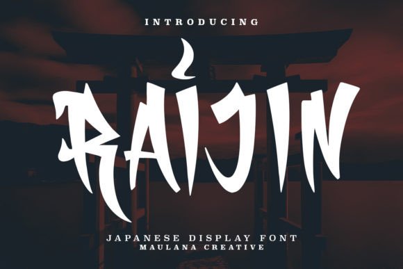 Raijin Font: Bold and Elegant