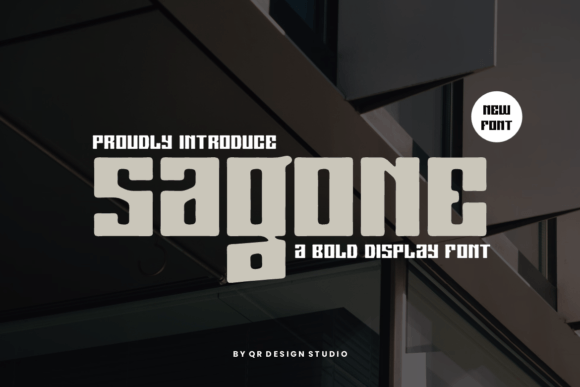 Sagone: A Bold Display Font