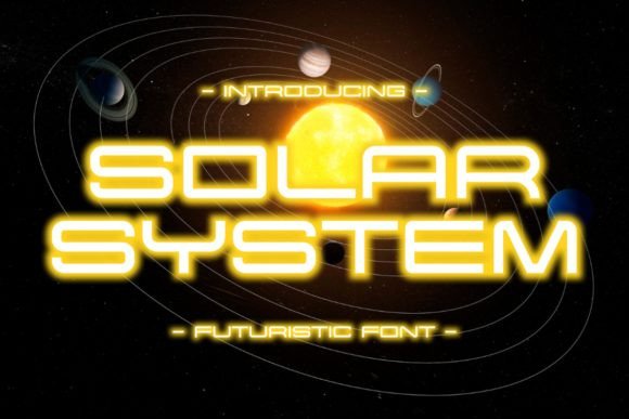 Solar System Font Review