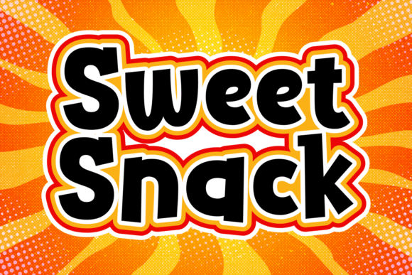 Sweet Snack Font for Business Branding