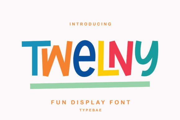 Twelny: A Quirky Display Font for Creative Projects