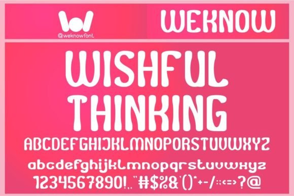 Wishful Thinking Font Review