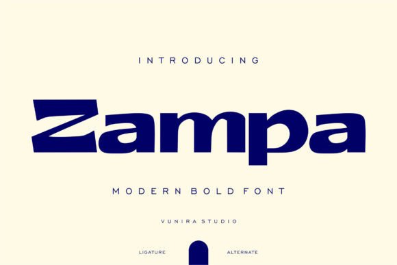 Zampa Font – Bold Calligraphy for Creative Makers